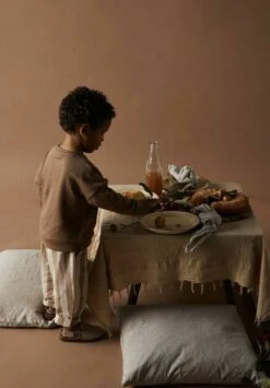 Lil Atelier Knöchellange Loose Fit - Pantalones - Whitecap Gray